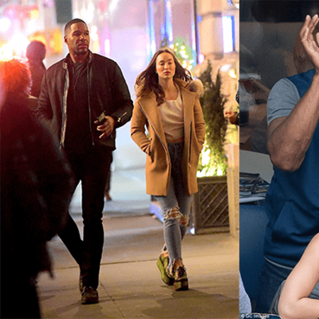 Michael and Kayla walking together